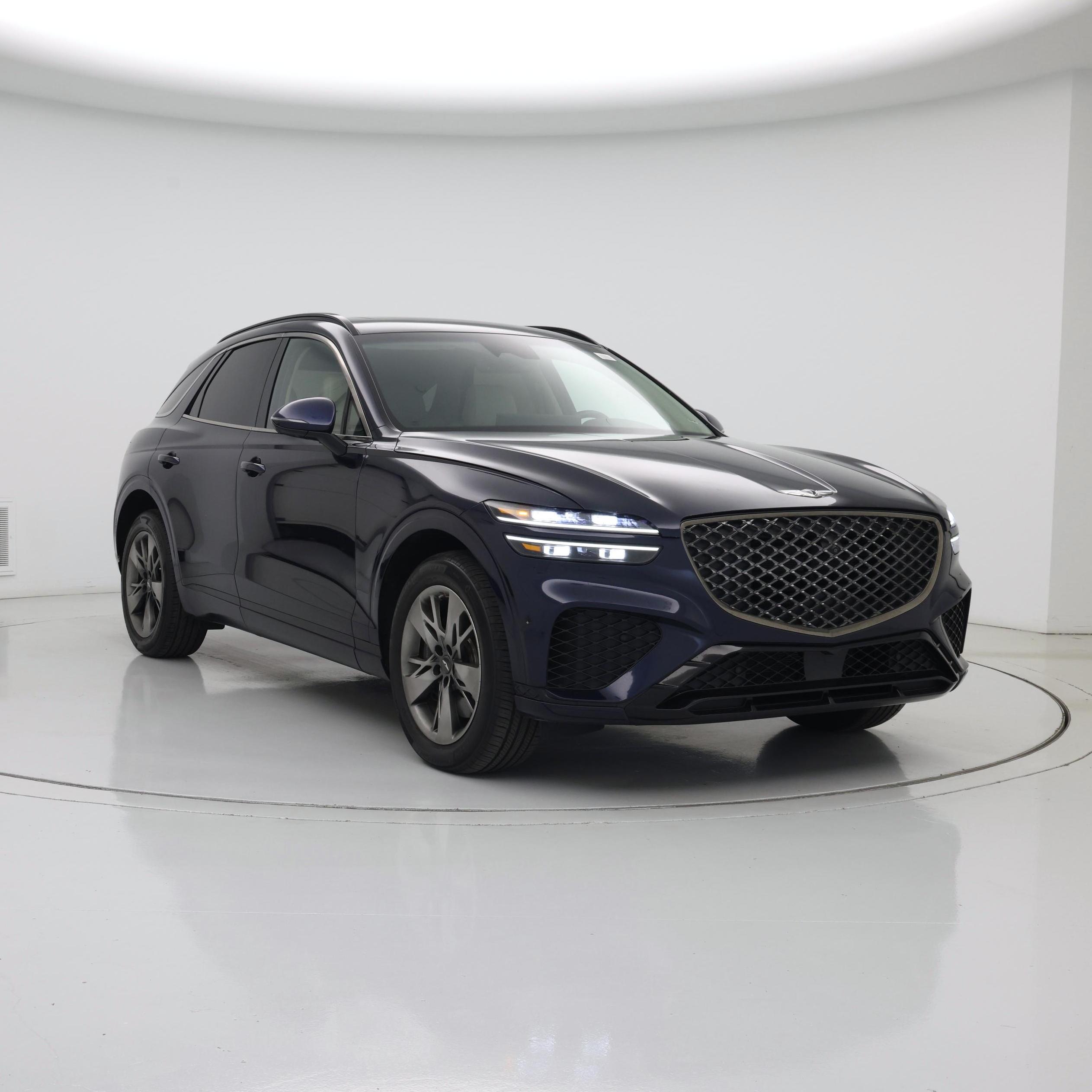 Blue 2022 Genesis GV70 3.5T Sport AWD SUV / Crossover All-Wheel Drive Automatic