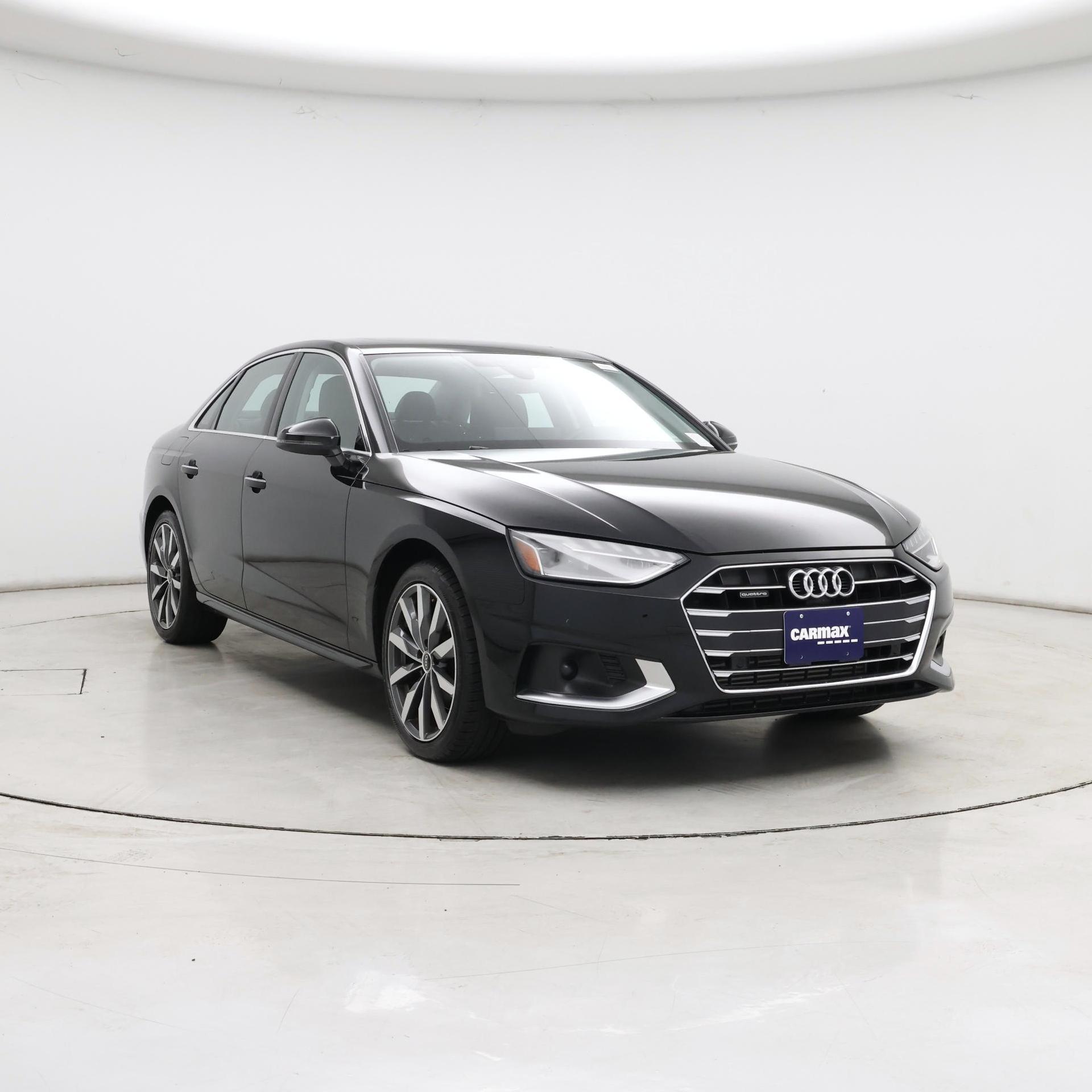 Black 2022 Audi A4 quattro Premium Plus 40 TFSI AWD Sedan All-Wheel Drive Automatic