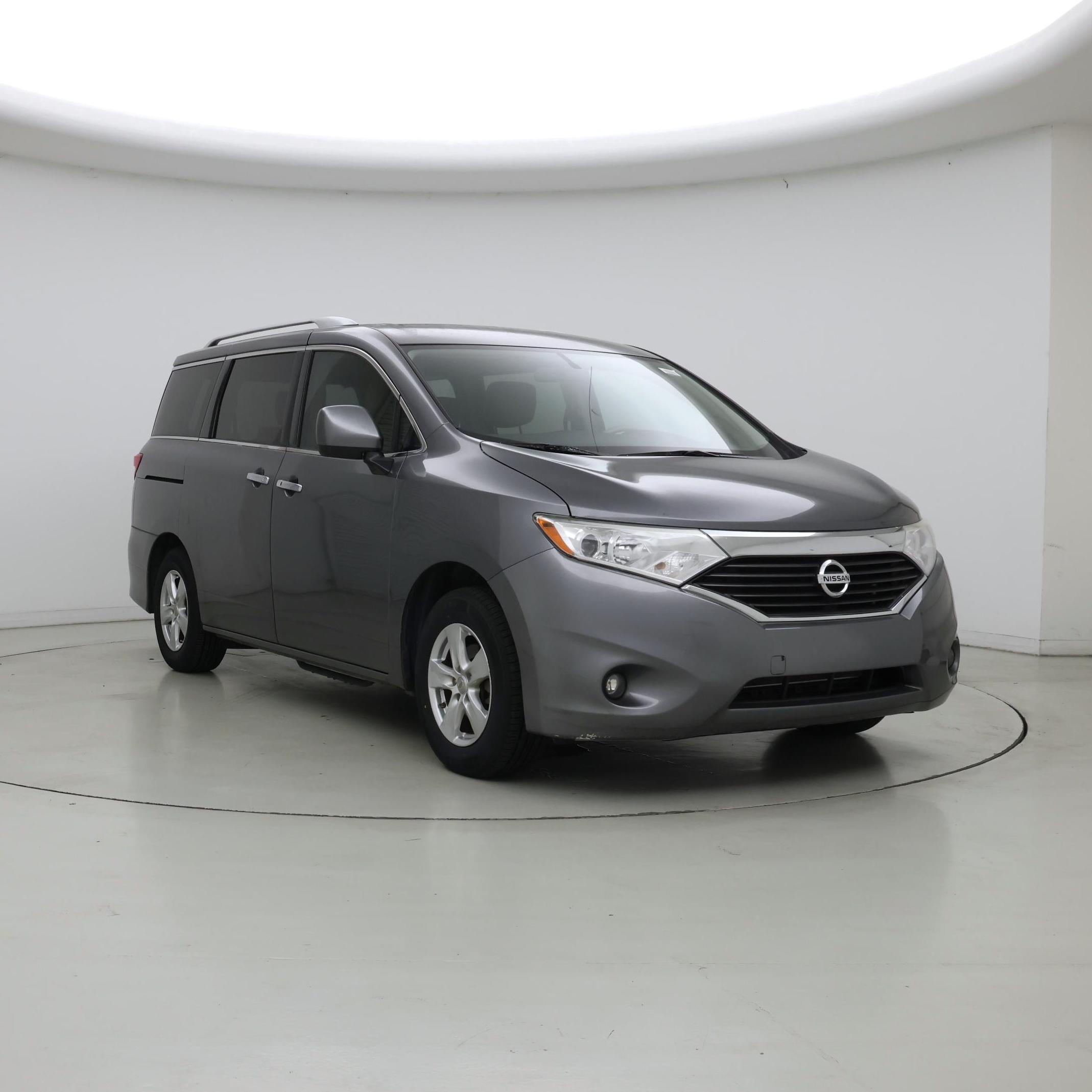Gray 2016 Nissan Quest Minivan Front-Wheel Drive Automatic