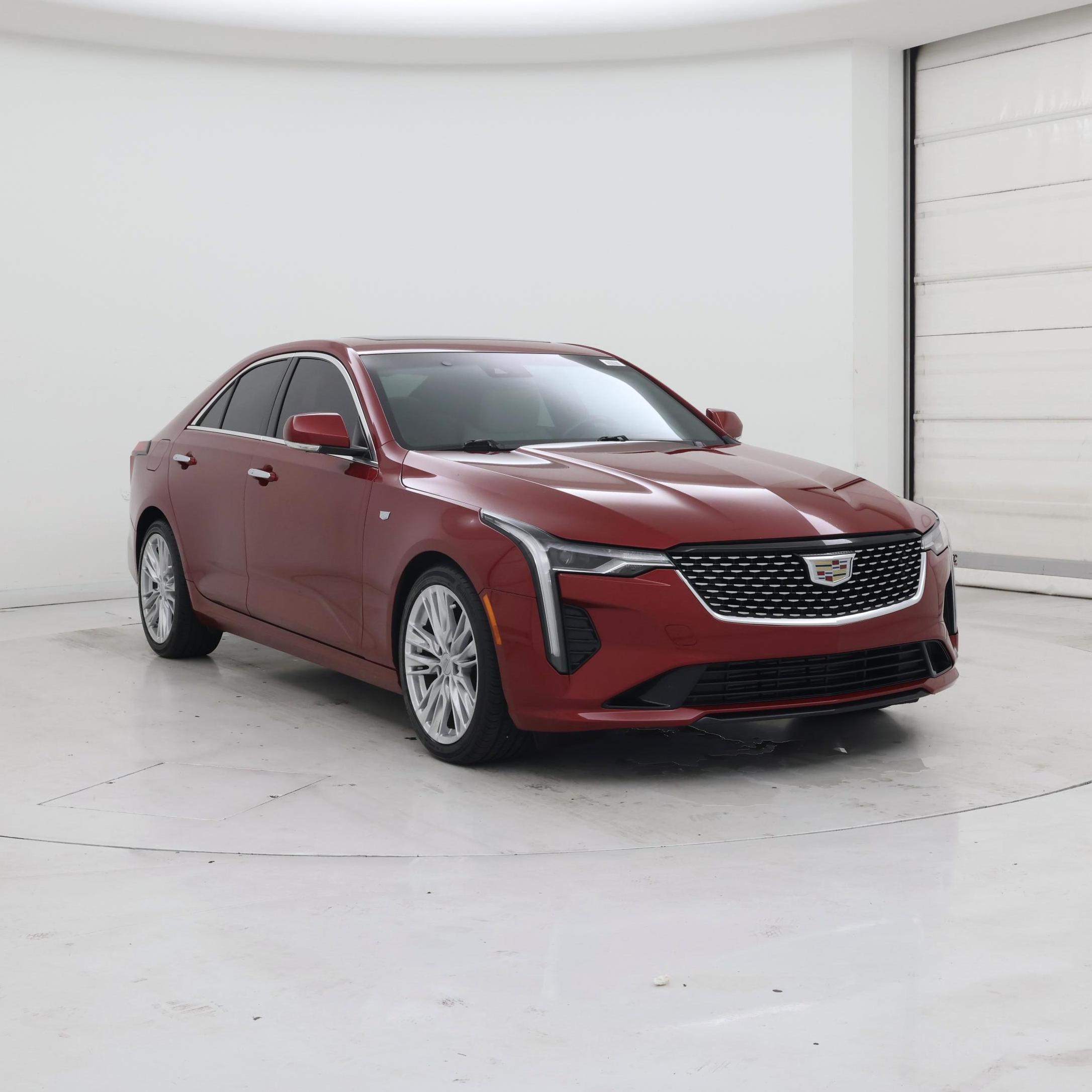 Red 2020 Cadillac CT4 Sedan Rear-Wheel Drive Automatic