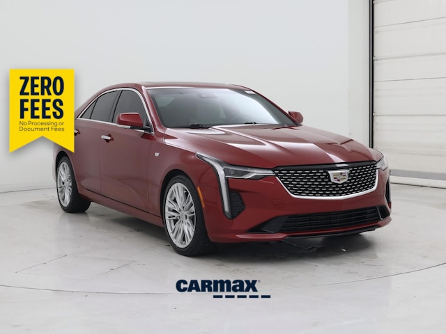 Red 2020 Cadillac CT4 Sedan Rear-Wheel Drive Automatic