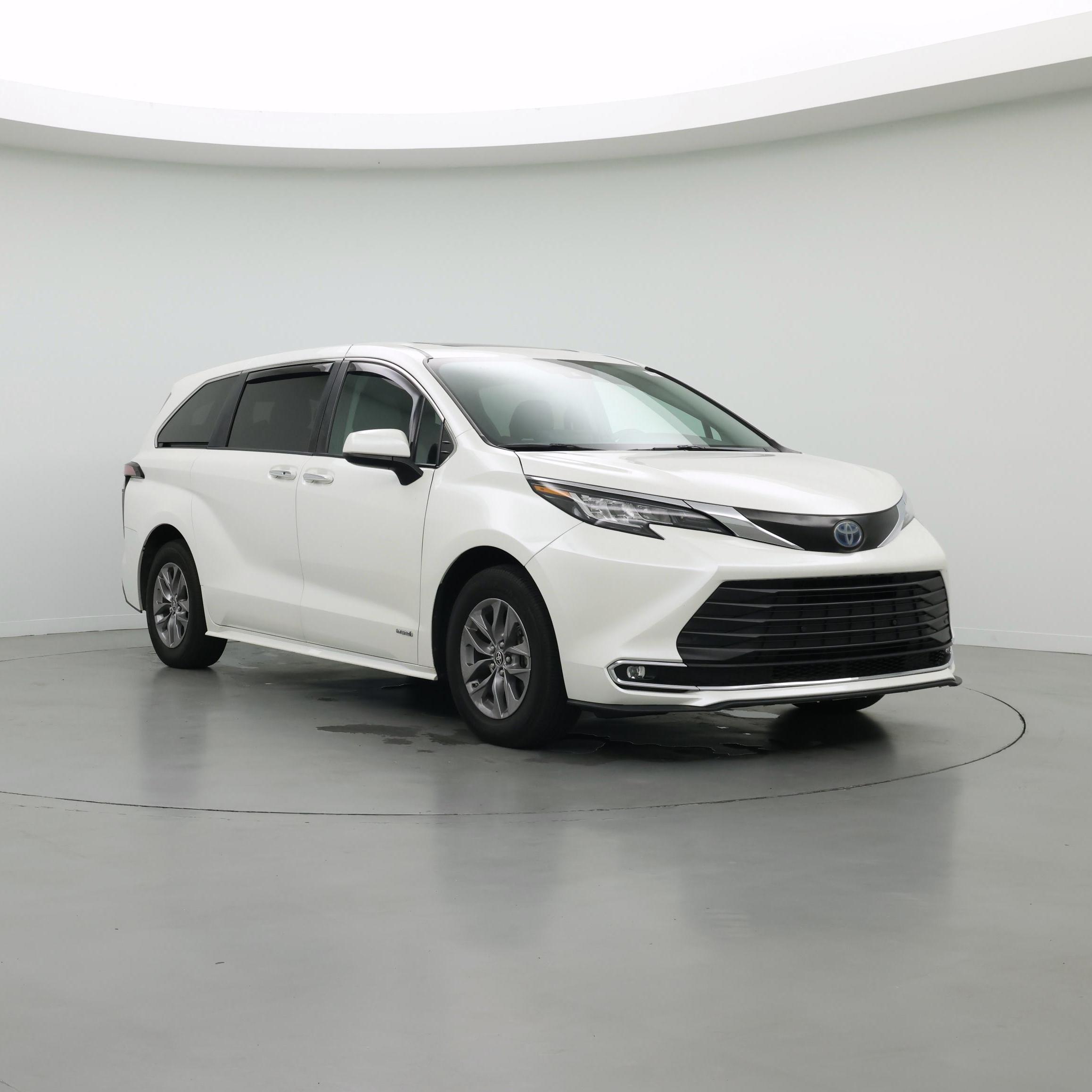White 2021 Toyota Sienna Minivan All-Wheel Drive Automatic