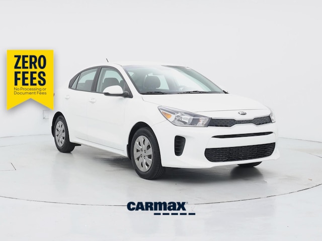 White 2020 Kia Rio LX FWD Sedan Front-Wheel Drive Automatic