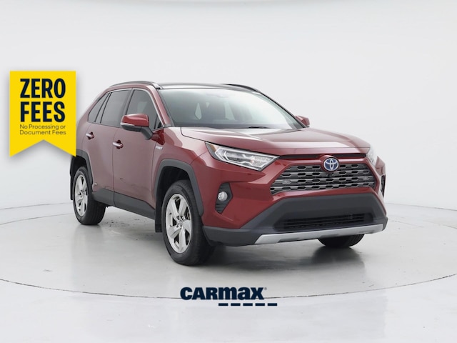 Red 2021 Toyota RAV4 Hybrid Limited AWD SUV / Crossover All-Wheel Drive Automatic
