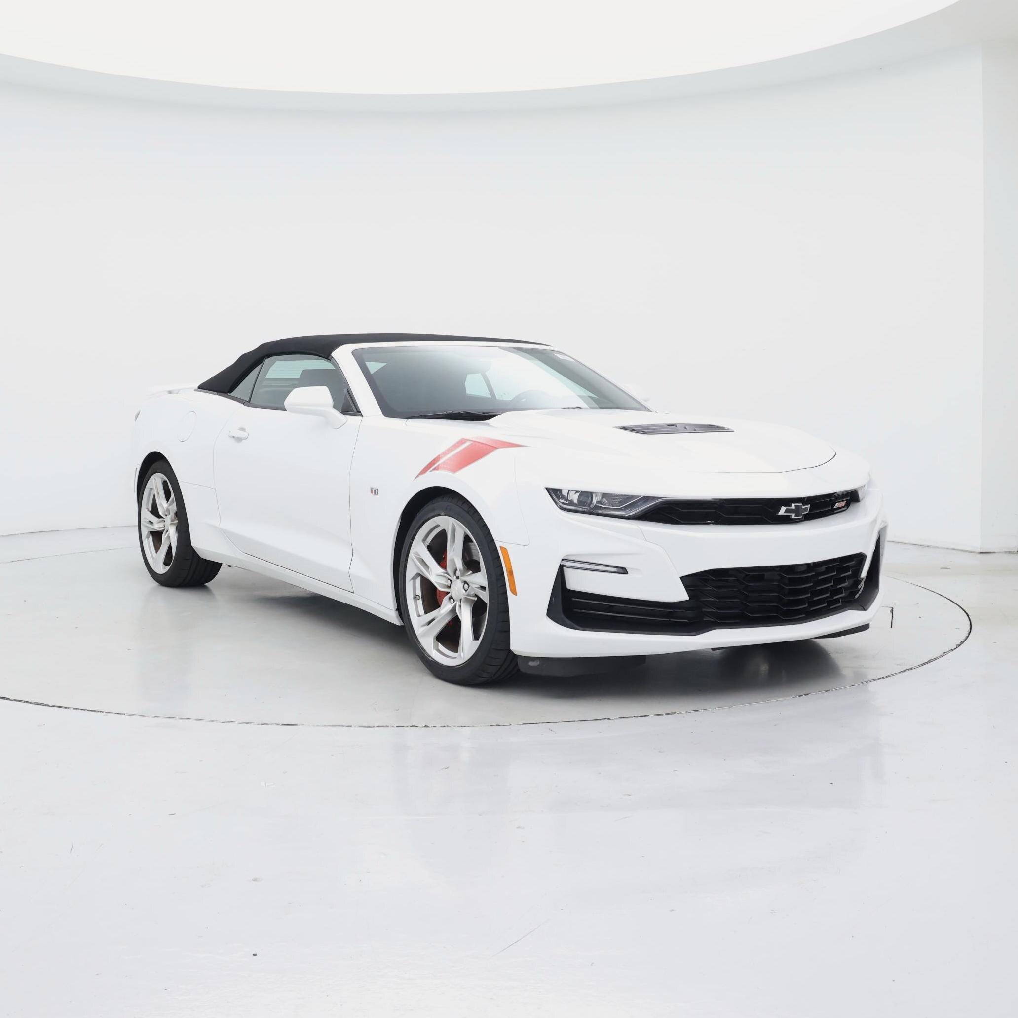 White 2023 Chevrolet Camaro Convertible Rear-Wheel Drive Automatic