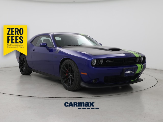 Blue 2021 Dodge Challenger R/T Scat Pack RWD Coupe Rear-Wheel Drive Automatic
