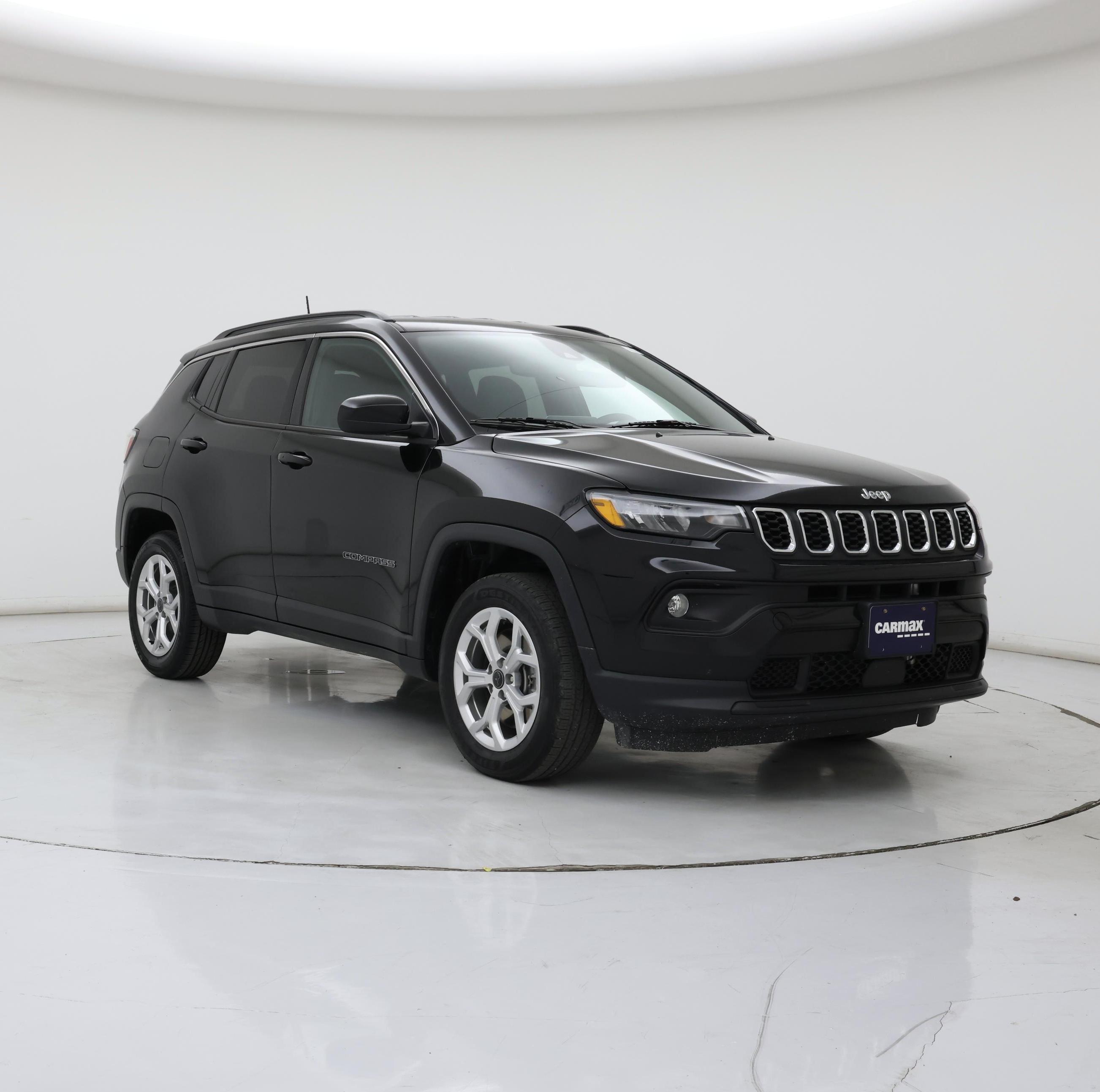 Black 2025 Jeep Compass SUV / Crossover Four-Wheel Drive Automatic
