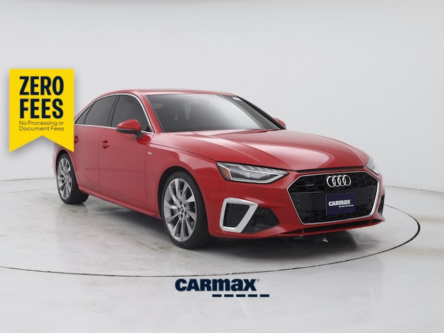 Red 2020 Audi A4 Sedan All-Wheel Drive Automatic