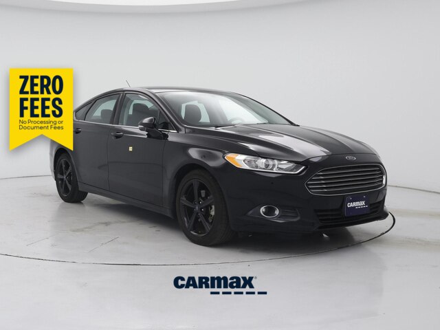 Black 2016 Ford Fusion Sedan Front-Wheel Drive Automatic