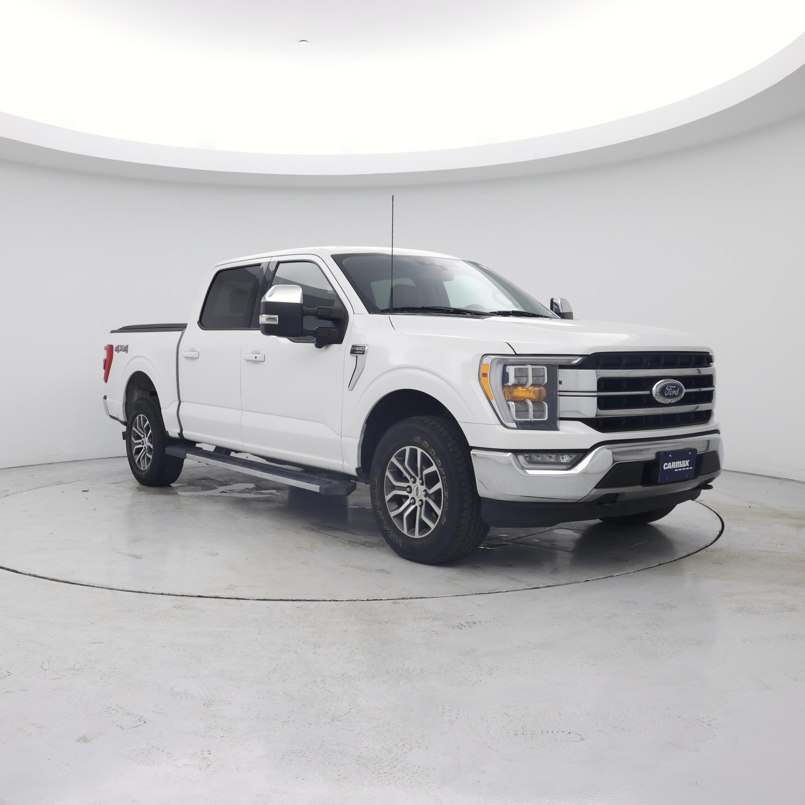 White 2021 Ford F-150 Pickup Truck Four-Wheel Drive Automatic