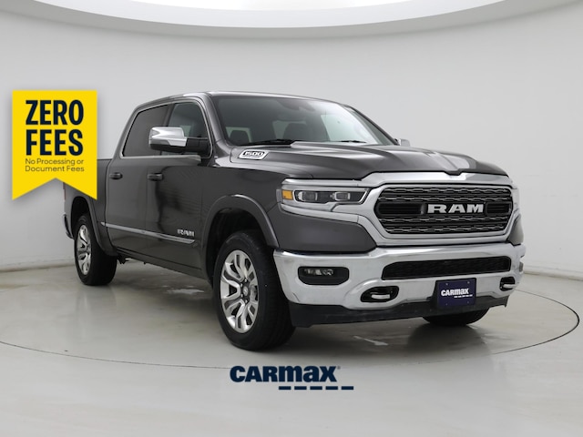 Gray 2024 RAM 1500 Limited Crew Cab 4WD Pickup Truck Four-Wheel Drive Automatic