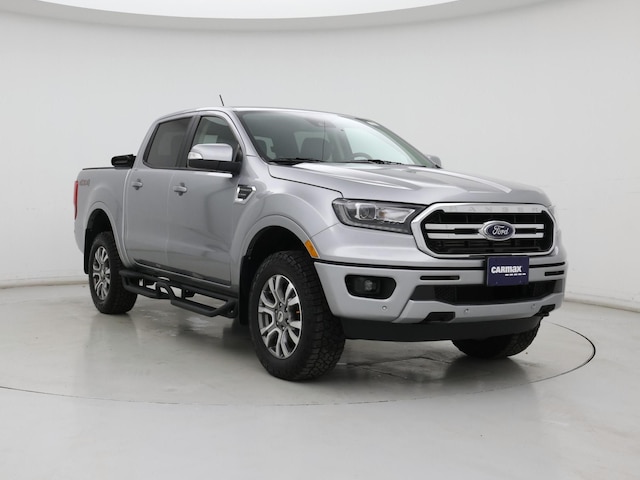 Silver 2020 Ford Ranger Lariat SuperCrew 4WD Pickup Truck Four-Wheel Drive Automatic