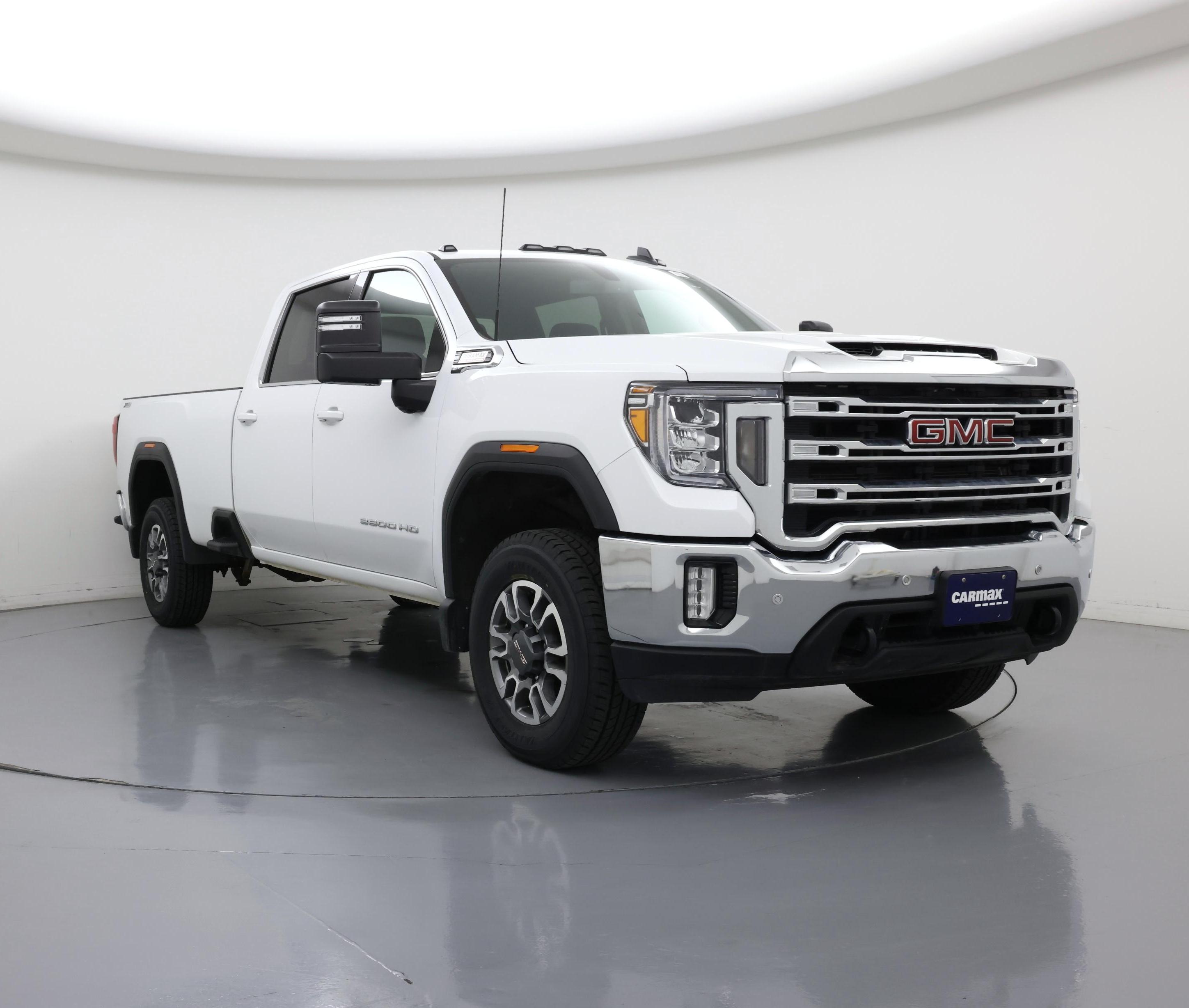 White 2023 GMC Sierra 3500HD Pickup Truck Four-Wheel Drive Automatic