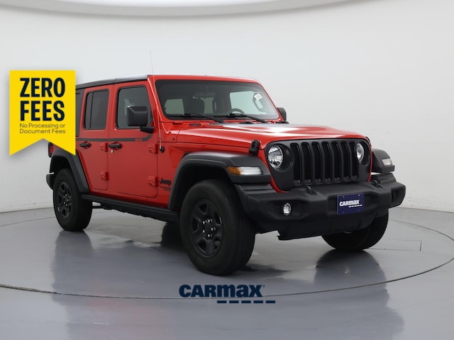 Red 2021 Jeep Wrangler SUV / Crossover Four-Wheel Drive Automatic