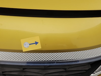 Bumper Front Cosmetic Imperfection
