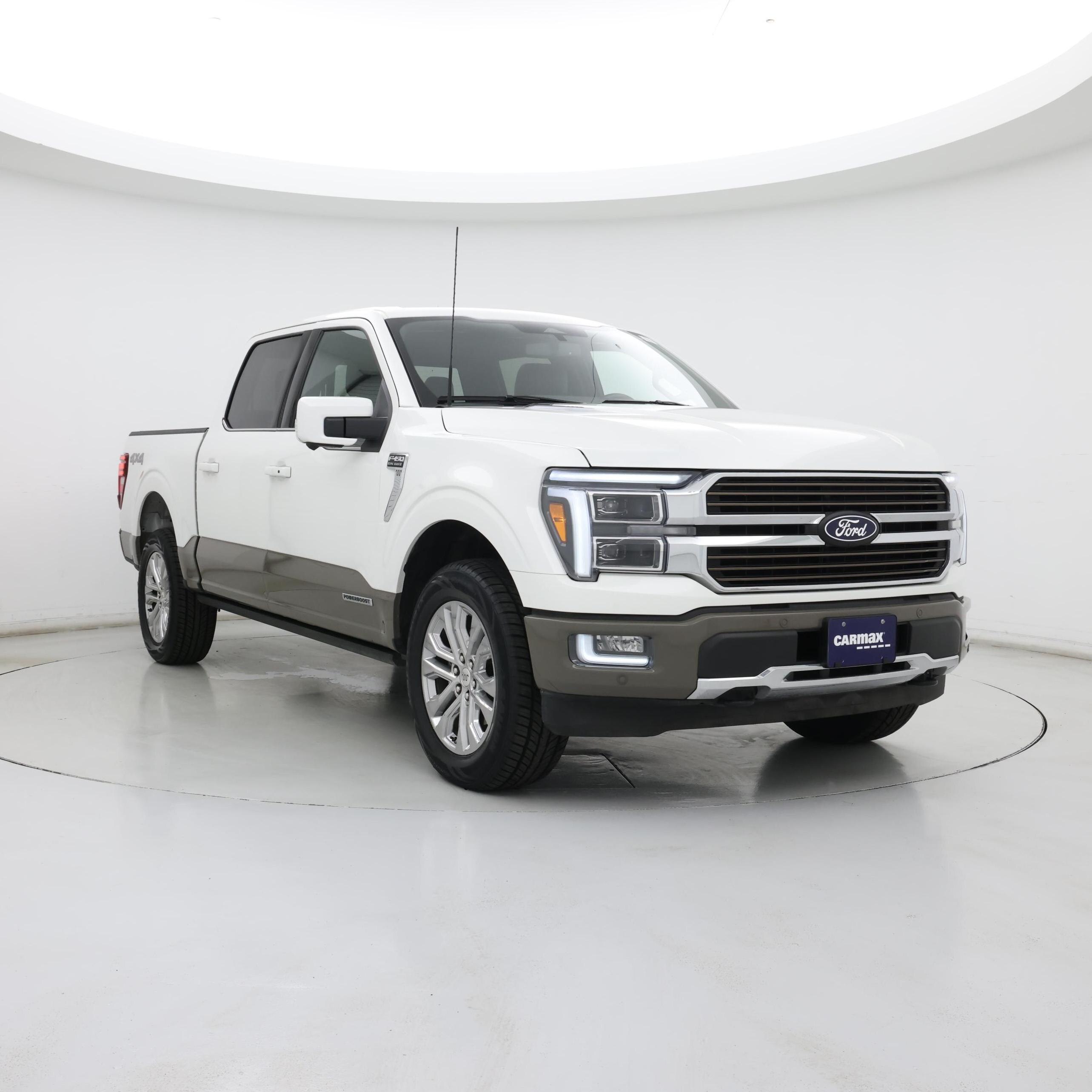 White 2025 Ford F-150 Pickup Truck Four-Wheel Drive Automatic