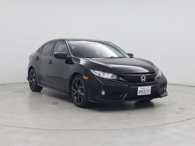 Black 2019 Honda Civic Hatchback Sport FWD Hatchback Front-Wheel Drive Automatic
