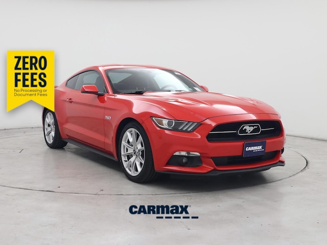 Red 2015 Ford Mustang Coupe Rear-Wheel Drive Automatic