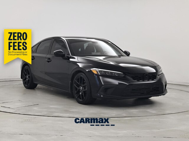 Black 2024 Honda Civic Hatchback Hatchback Front-Wheel Drive Automatic