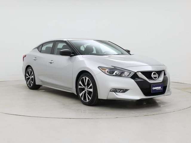 Silver 2017 Nissan Maxima S FWD Sedan Front-Wheel Drive Automatic