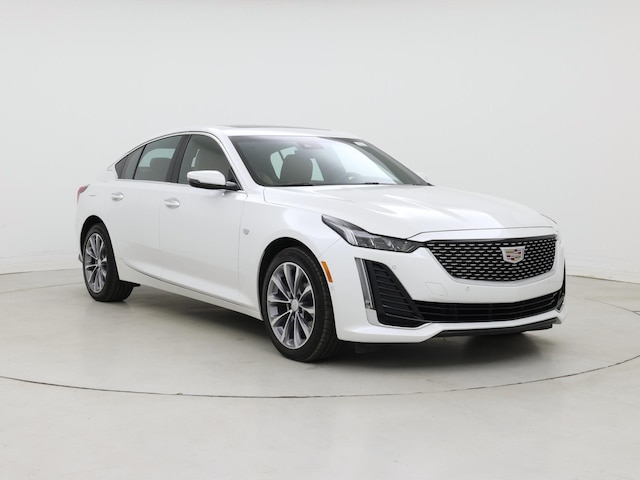 White 2023 Cadillac CT5 Premium Luxury AWD Sedan All-Wheel Drive Automatic