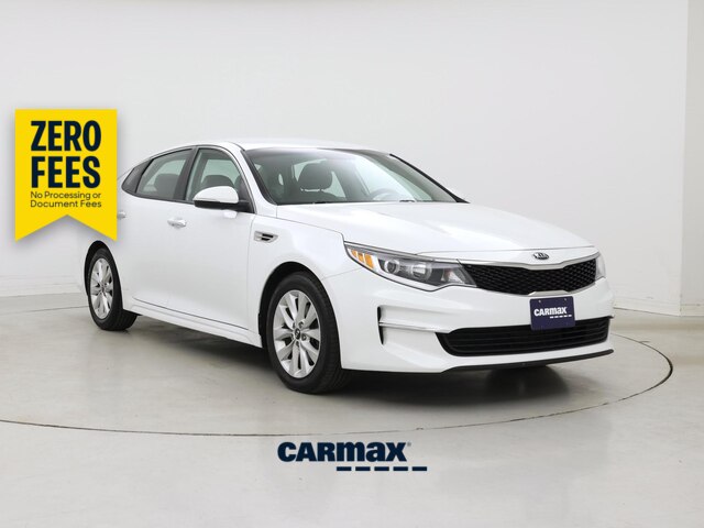 White 2018 Kia Optima Sedan Front-Wheel Drive Automatic