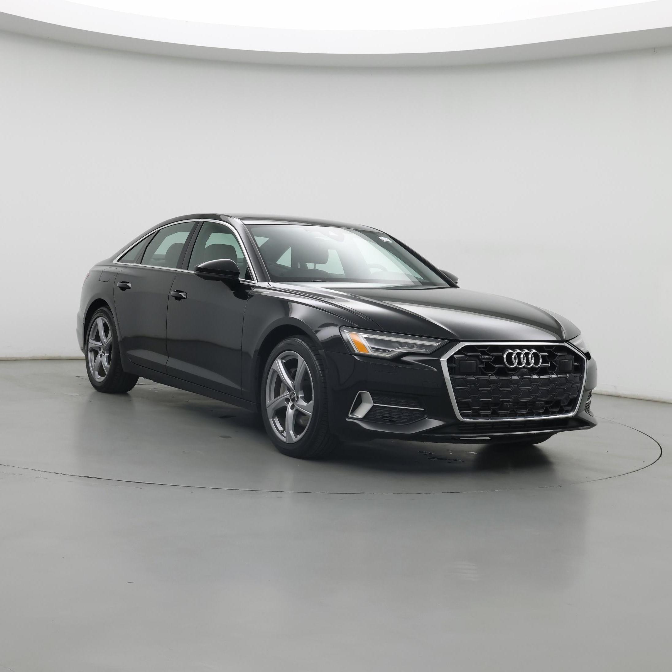 Black 2024 Audi A6 quattro Premium Plus 45 TFSI Sedan All-Wheel Drive Automatic