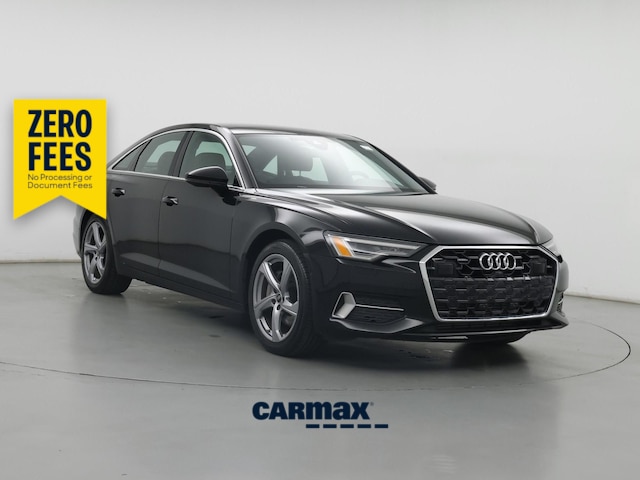 Black 2024 Audi A6 quattro Premium Plus 45 TFSI Sedan All-Wheel Drive Automatic