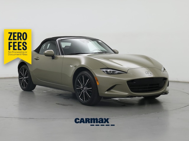 Green 2024 Mazda MX-5 Miata Grand Touring RWD Convertible Rear-Wheel Drive Automatic