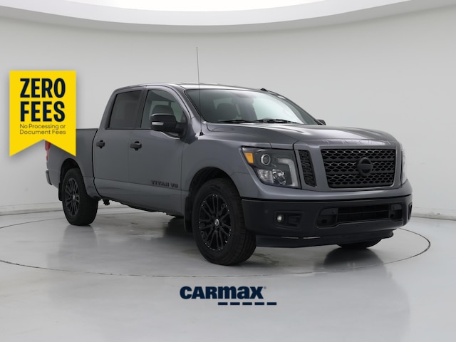 Gray 2019 Nissan Titan Pickup Truck 4X2 Automatic