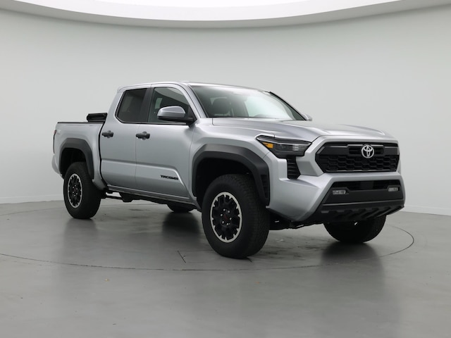 Silver 2025 Toyota Tacoma TRD Off-Road Double Cab 4WD Pickup Truck Four-Wheel Drive Automatic