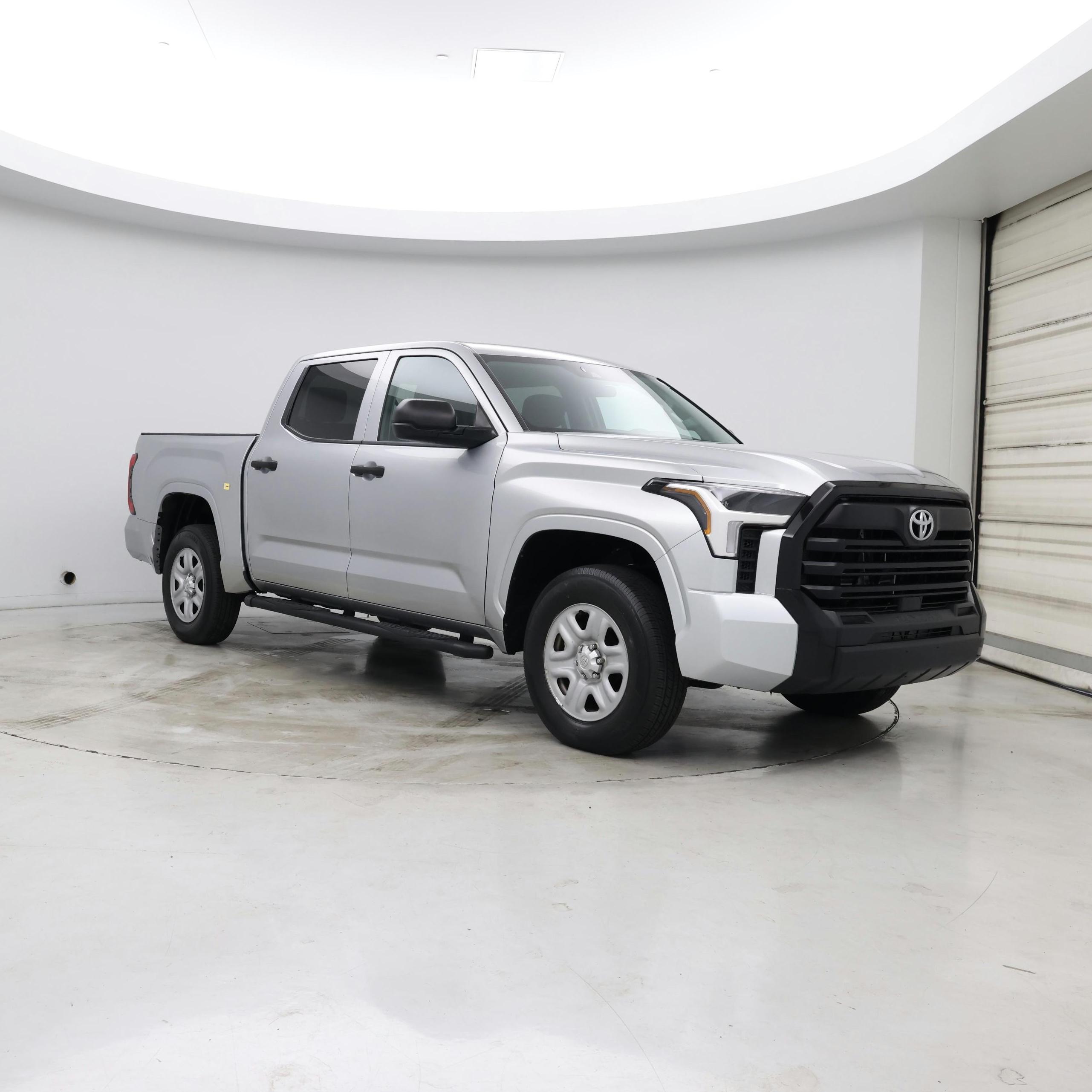Silver 2023 Toyota Tundra Pickup Truck Four-Wheel Drive Automatic