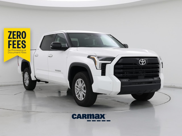 White 2025 Toyota Tundra Pickup Truck Four-Wheel Drive Automatic