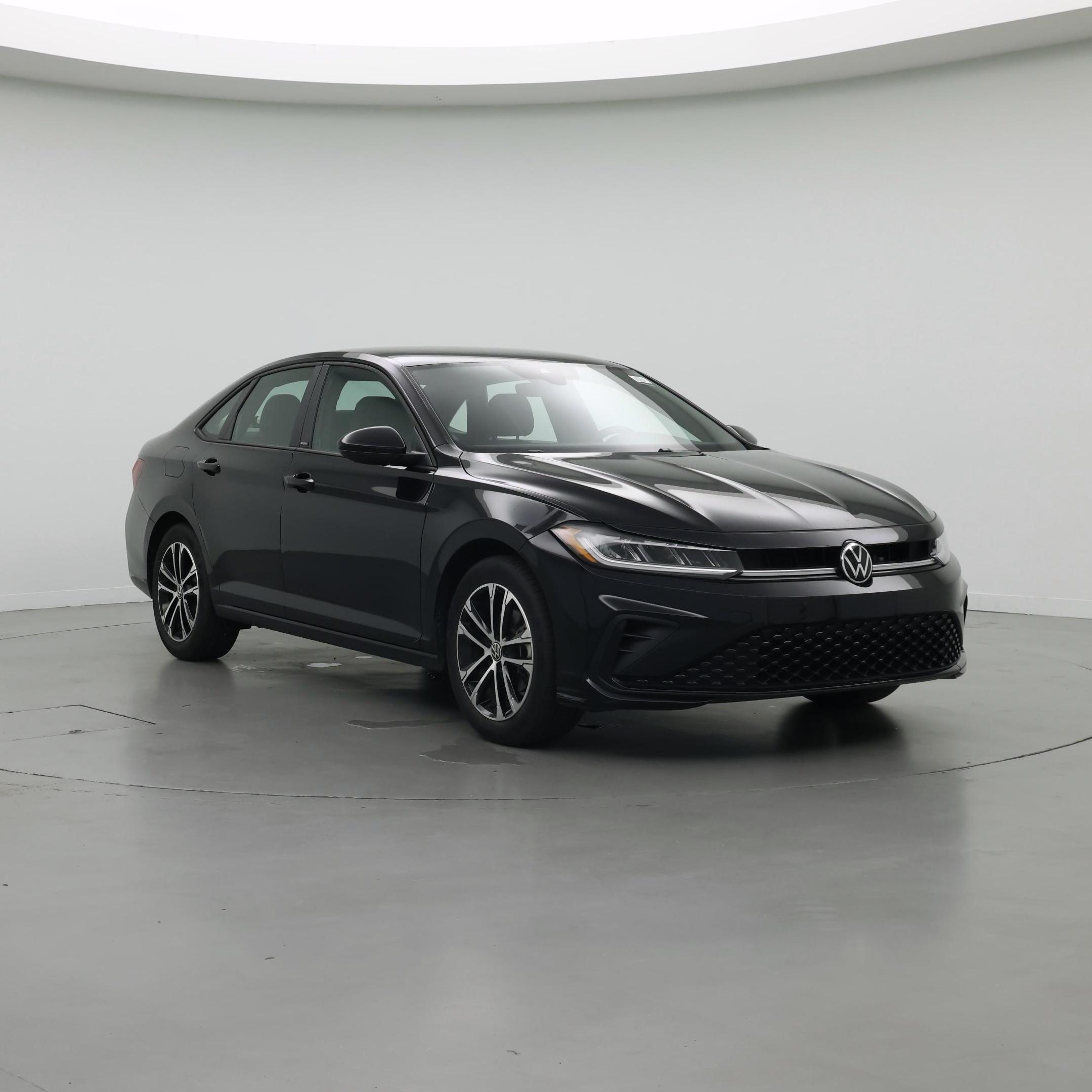Black 2025 Volkswagen Jetta Sedan Front-Wheel Drive Automatic