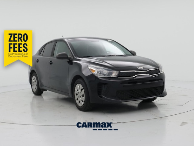 Black 2018 Kia Rio Sedan Front-Wheel Drive Manual