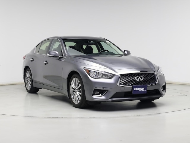 Gray 2023 INFINITI Q50 Luxe AWD Sedan All-Wheel Drive Automatic