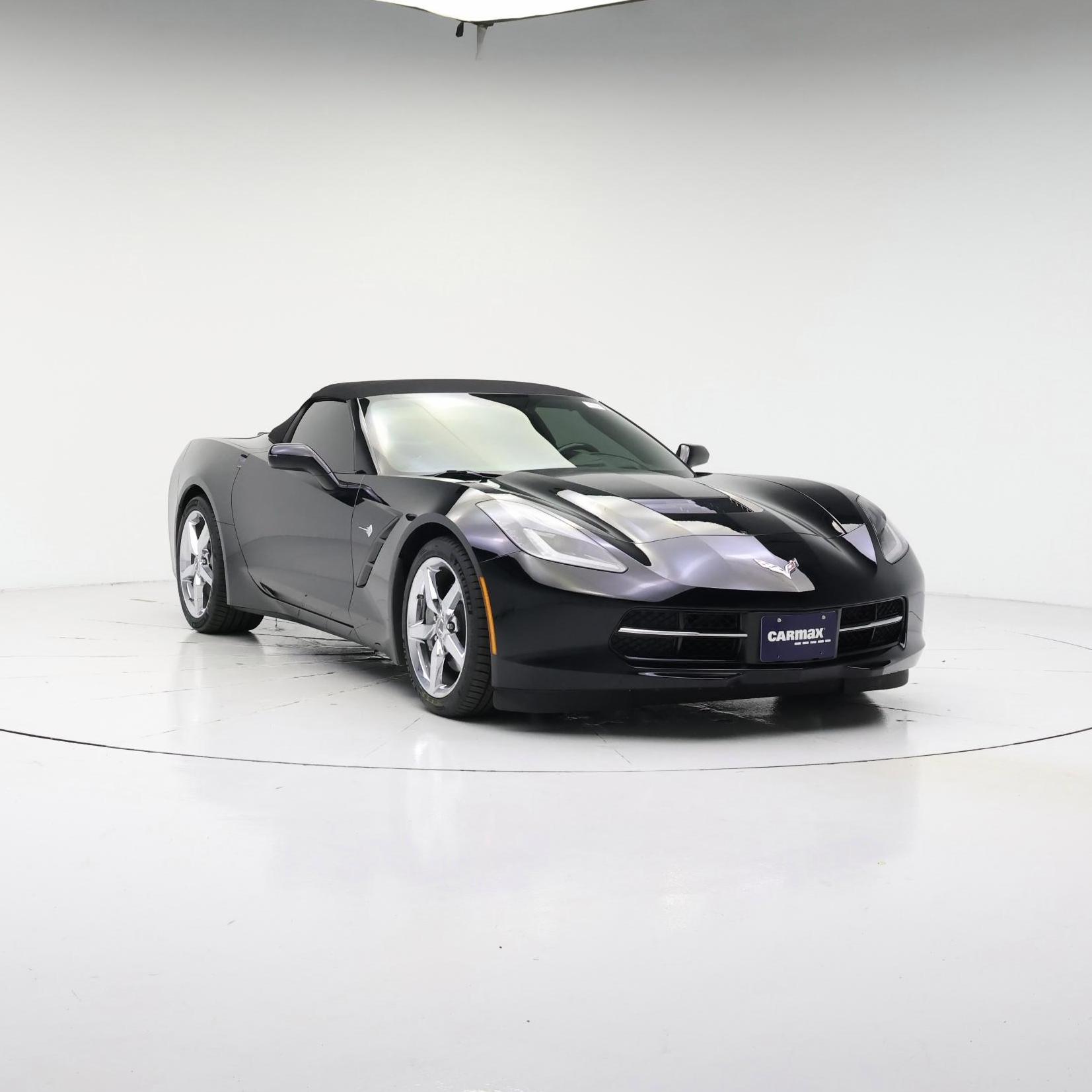 Black 2015 Chevrolet Corvette Convertible Rear-Wheel Drive Automatic
