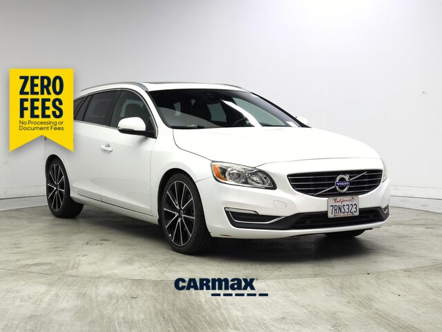 White 2016 Volvo V60 Wagon Front-Wheel Drive Automatic