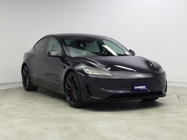 Black 2025 Tesla Model 3 Performance AWD Sedan All-Wheel Drive Automatic
