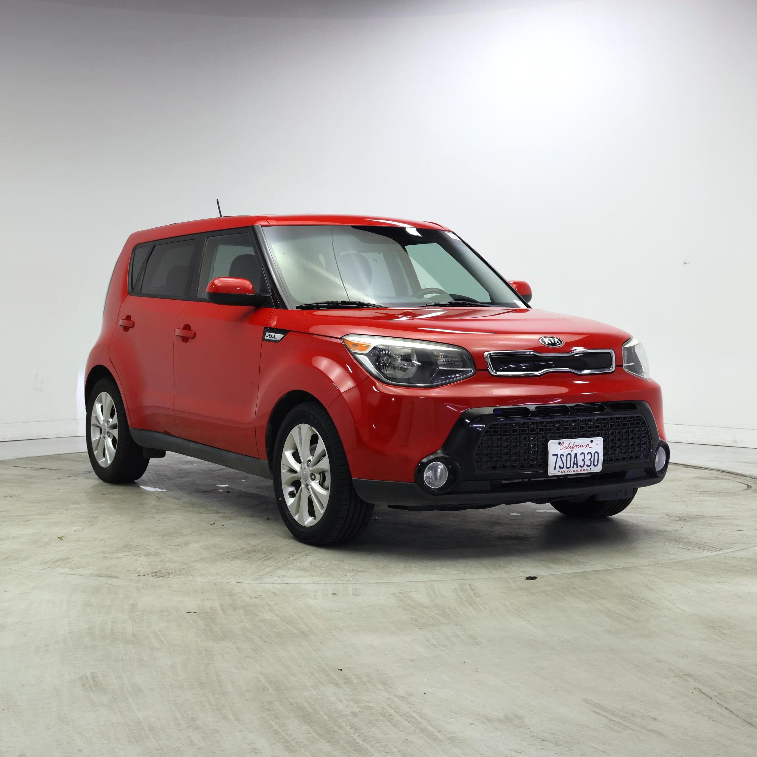 Red 2016 Kia Soul Wagon Front-Wheel Drive Automatic