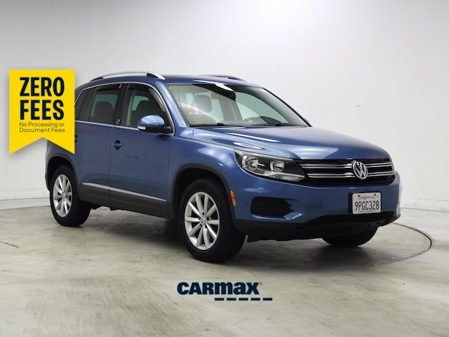 Blue 2017 Volkswagen Tiguan Wolfsburg 4Motion SUV / Crossover All-Wheel Drive Automatic