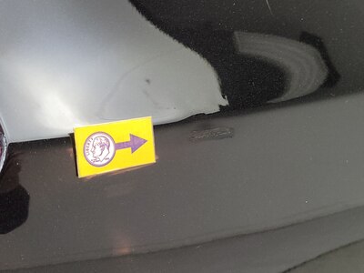 Rear Panel Passenger Side Cosmetic Imperfection