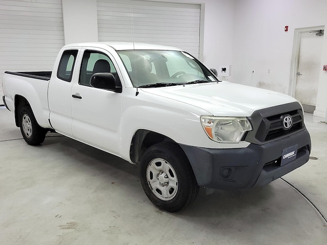 White 2015 Toyota Tacoma Pickup Truck Automatic