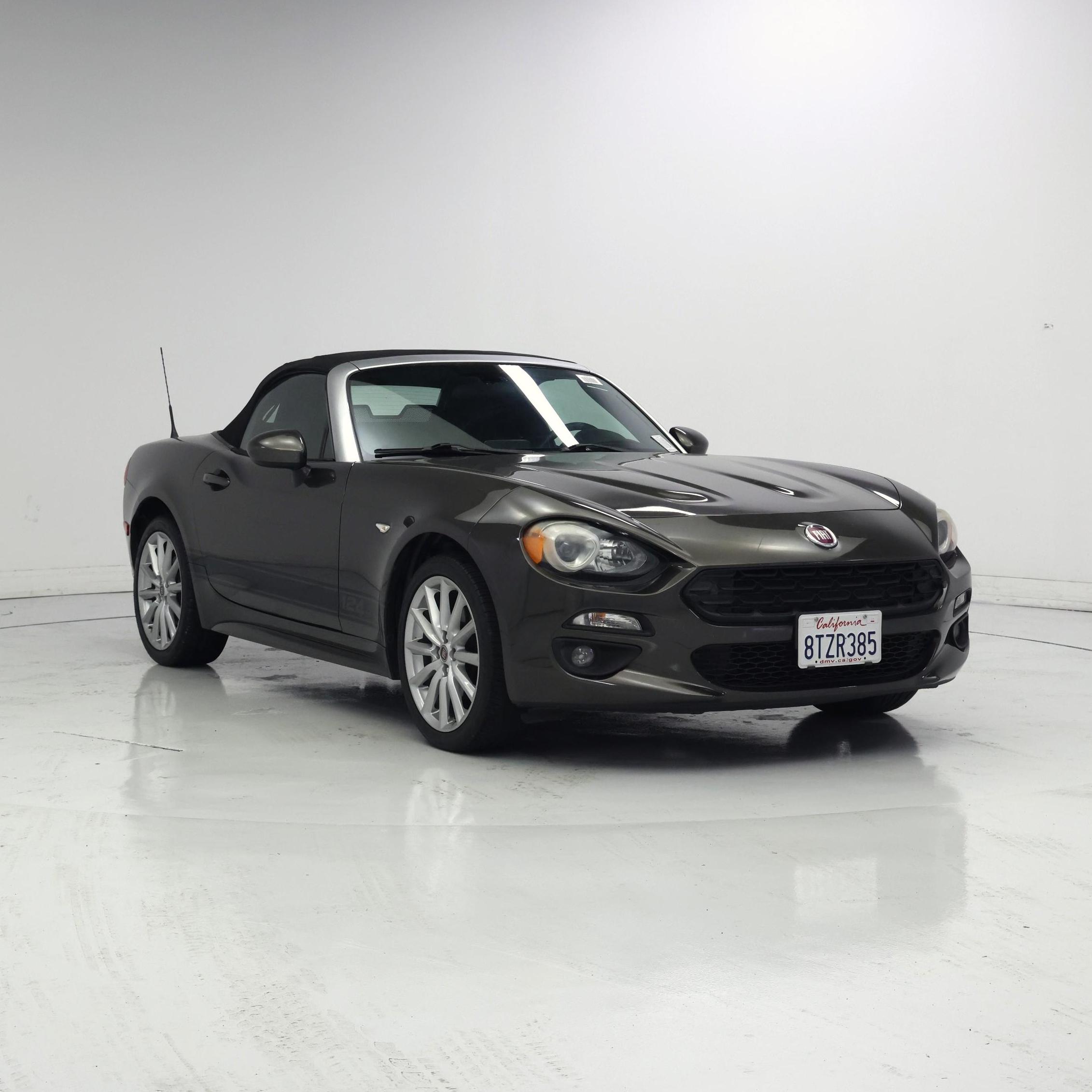 Gray 2017 FIAT 124 Spider Convertible Rear-Wheel Drive Automatic