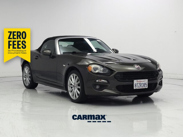 Gray 2017 FIAT 124 Spider Convertible Rear-Wheel Drive Automatic