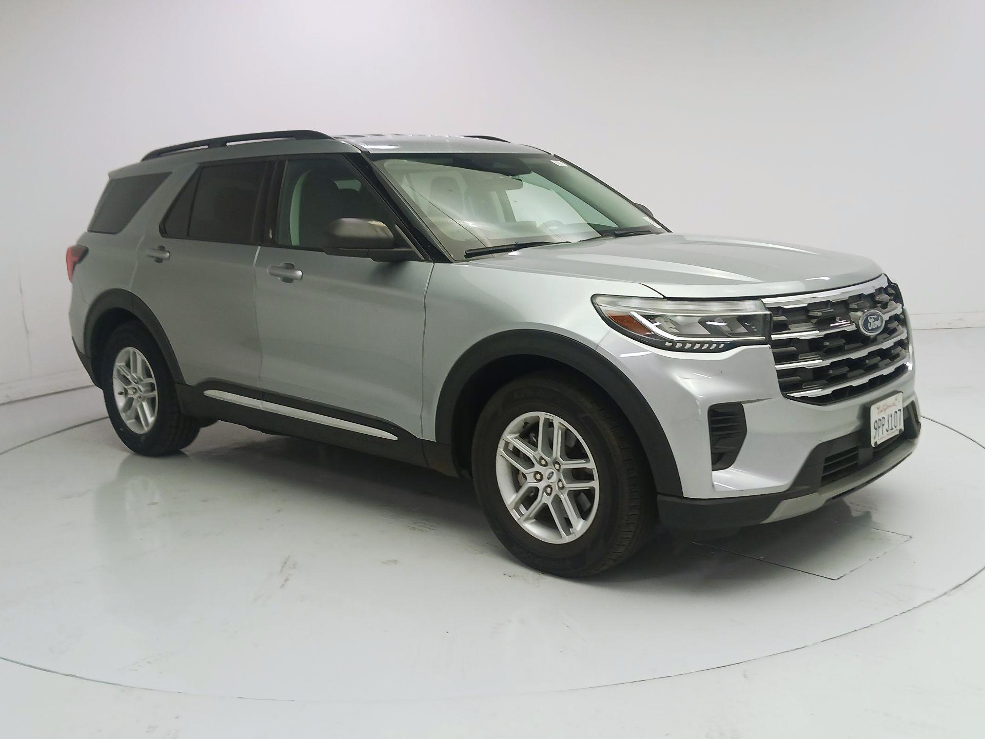 Silver 2025 Ford Explorer SUV / Crossover Rear-Wheel Drive Automatic