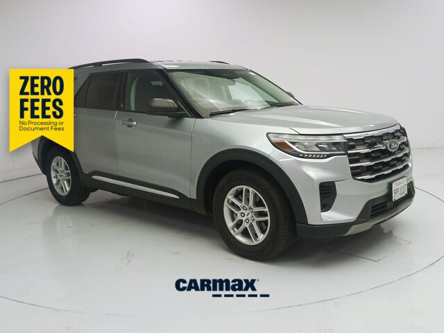 Silver 2025 Ford Explorer SUV / Crossover Rear-Wheel Drive Automatic