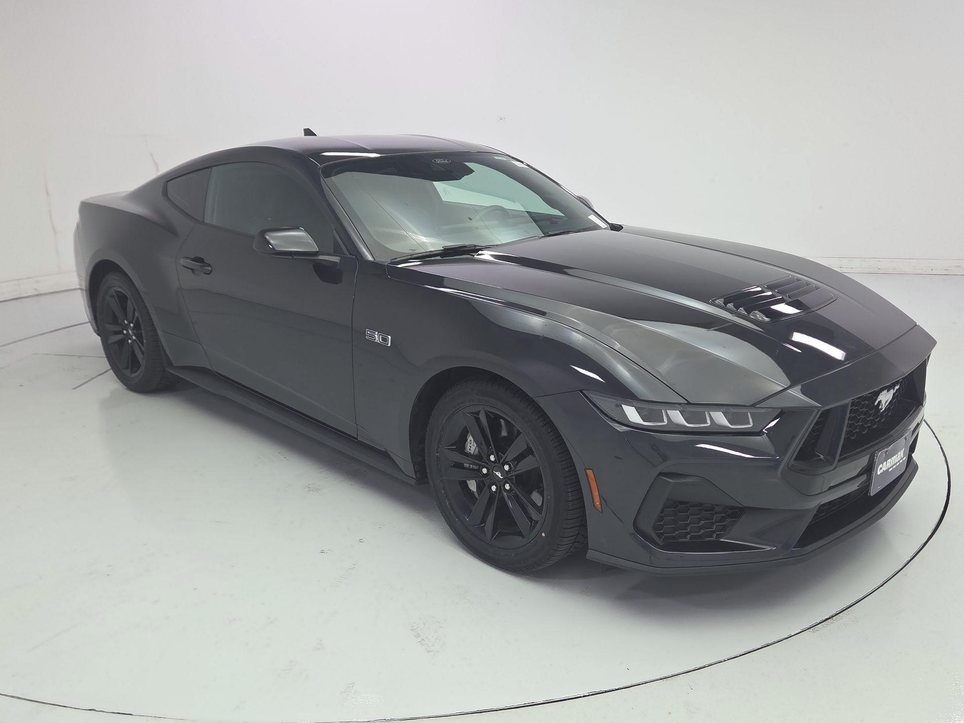 Gray 2024 Ford Mustang Coupe Rear-Wheel Drive Manual