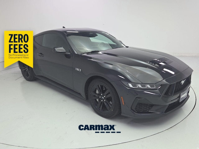 Gray 2024 Ford Mustang Coupe Rear-Wheel Drive Manual