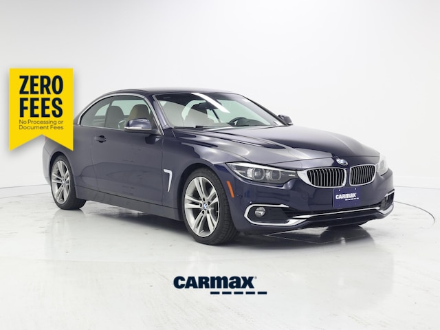 Blue 2018 BMW 4 Series Convertible Rear-Wheel Drive Automatic